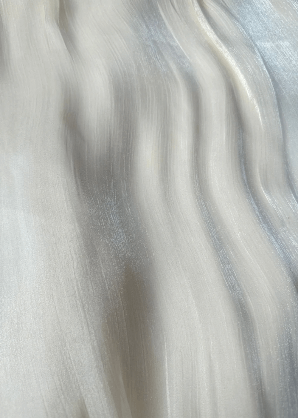 Beige Chiffon Crepe Shawl - Image 3